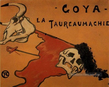 tauromachie Toulouse Lautrec Henri de Peinture à l'huile